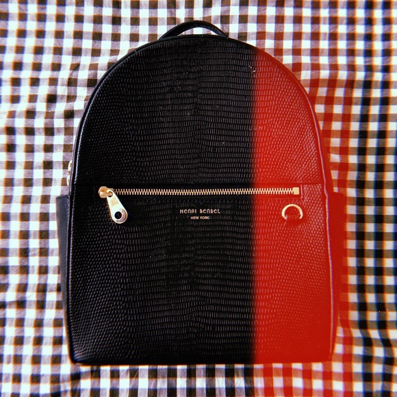 Henri Bendel leather backpack main image 6